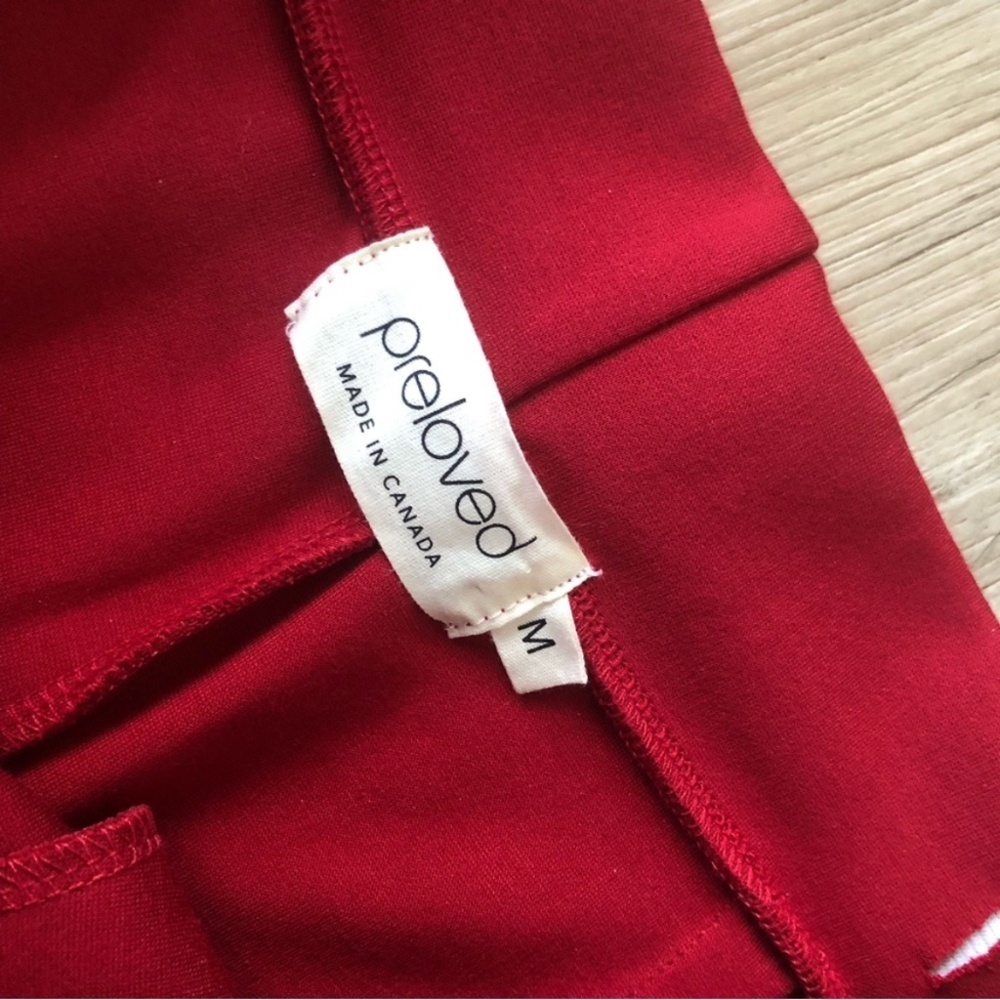 Chic Red Wide-Leg Pants - Picture 8 of 11